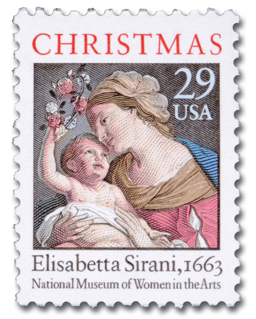 【vintage 】ケンゾー リップス クリスマスコフレ '94A 2871 - 1994 29c Madonna & Child - Mystic Stamp Company