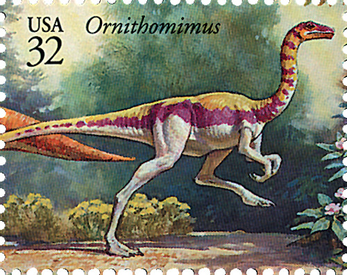 3136n - 1997 32c Dinosaurs: Ornithomimus