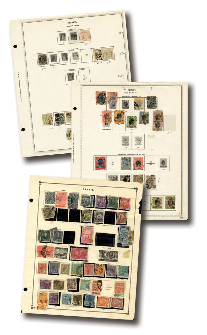 WW341 - 1843-1938 Brazil Collection - Mystic Stamp Company