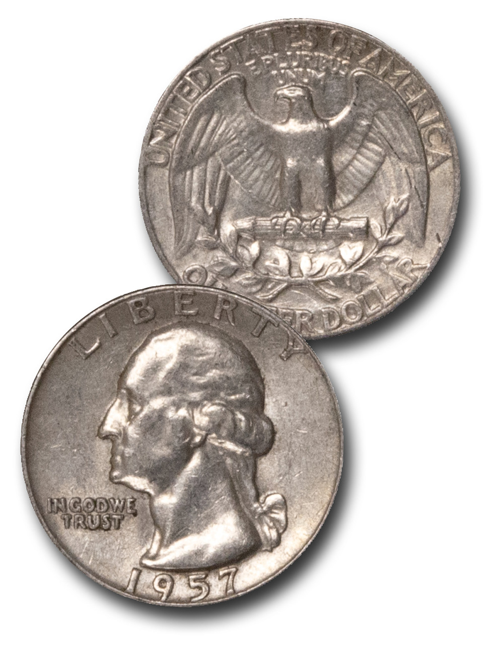 CQ-957 - 1957 George Washington Silver Quarter