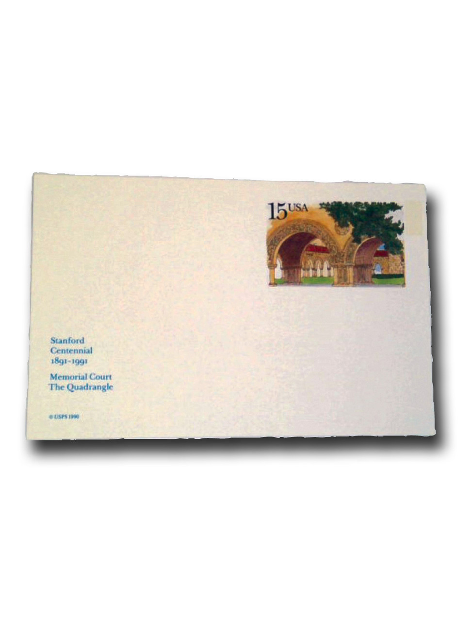 UX150 - 1990 15c Postal Card - Quadrangle, Stanford University