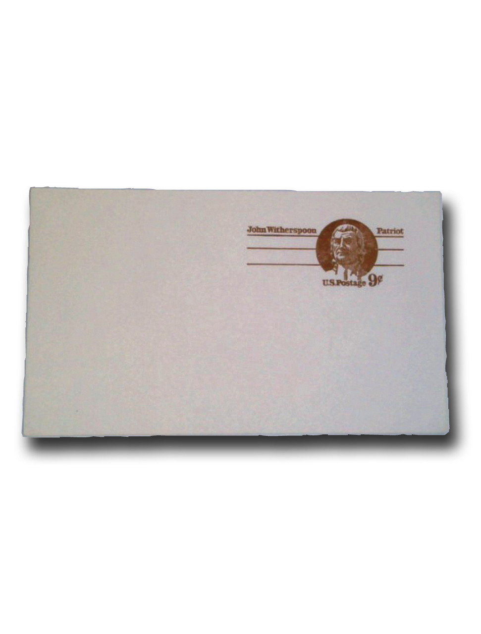 UY26 - 1975 9c Postal Card - J. Witherspoon