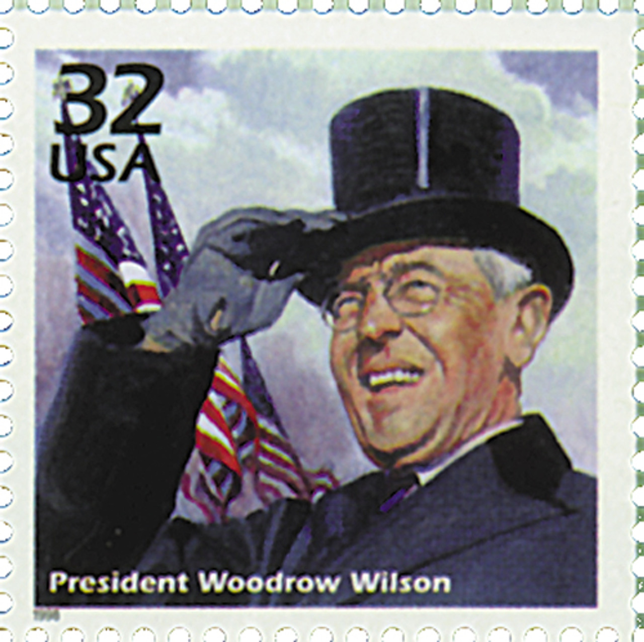 3183k - 1998 32c Celebrate the Century - 1910s: President Woodrow Wilson