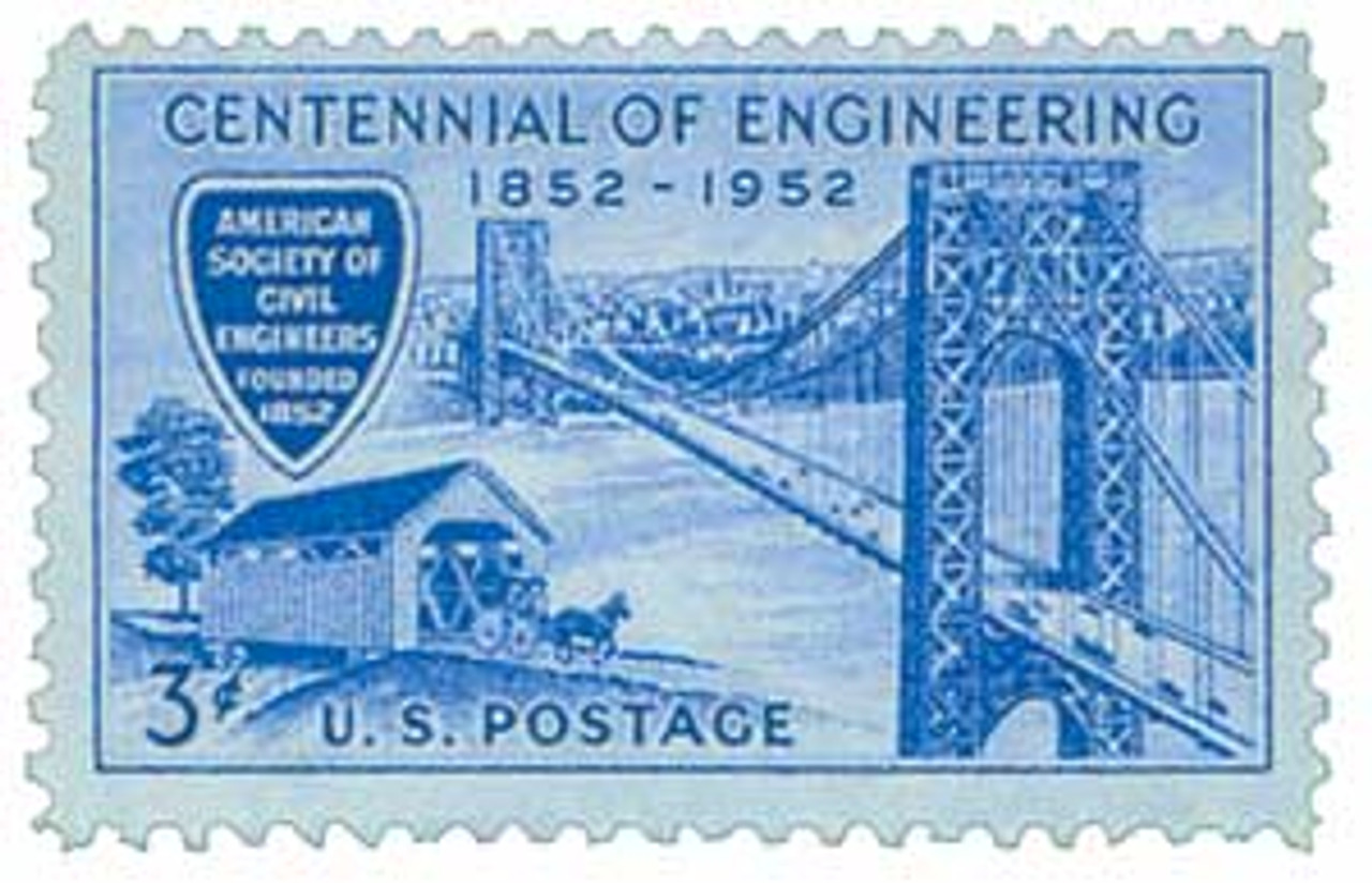 1012 - 1952 3c Engineering Centennial