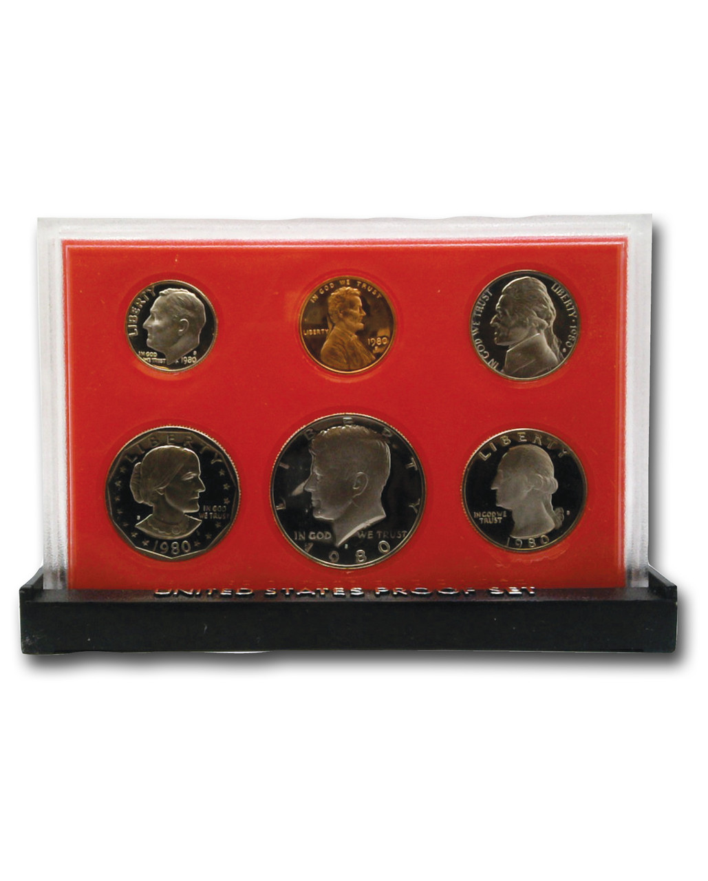 CN1980P - 1980 United States Mint Proof Set, San Francisco Mint