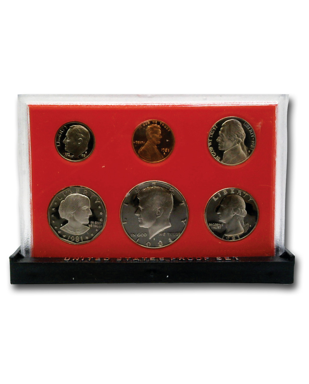 CN1981P - 1981 United States Mint Proof Set, San Francisco Mint