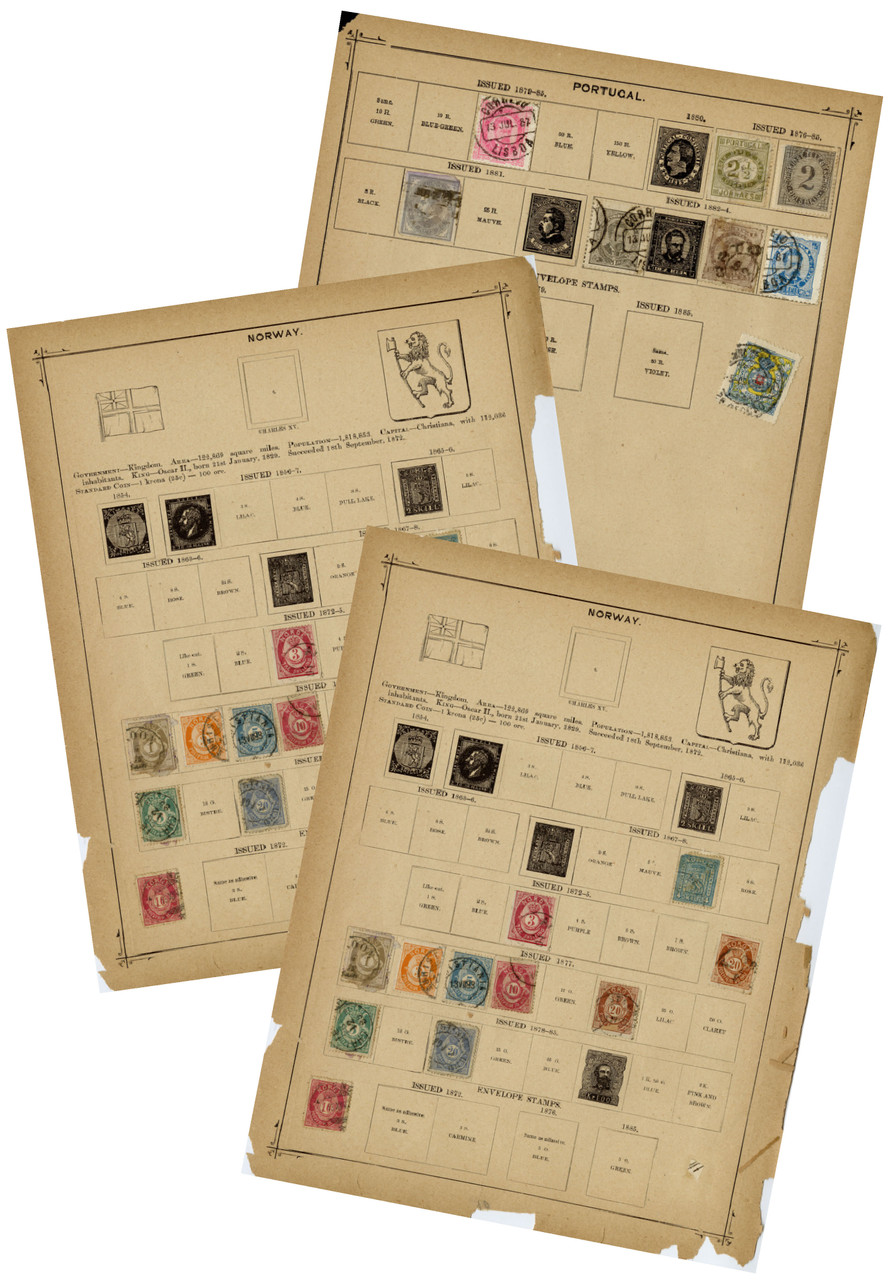 WW824 - Worldwide Stamp Collections: Switzerland, Uruguay, India and much more