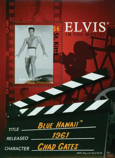 M10609 - 2010 St. Kitts Elvis "Blue Hawaii" i1 Mi