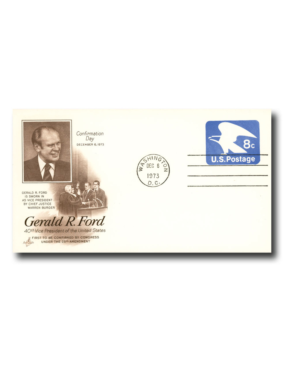 IC 1973V - 1973 Inauguration Cover - Vice-President Gerald R. Ford