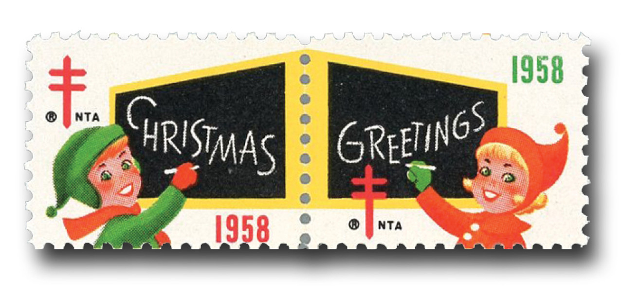 洋書 50years ofChristmasTables WX150 - 1950 National Tuberculosis Assn. Christmas Seal
