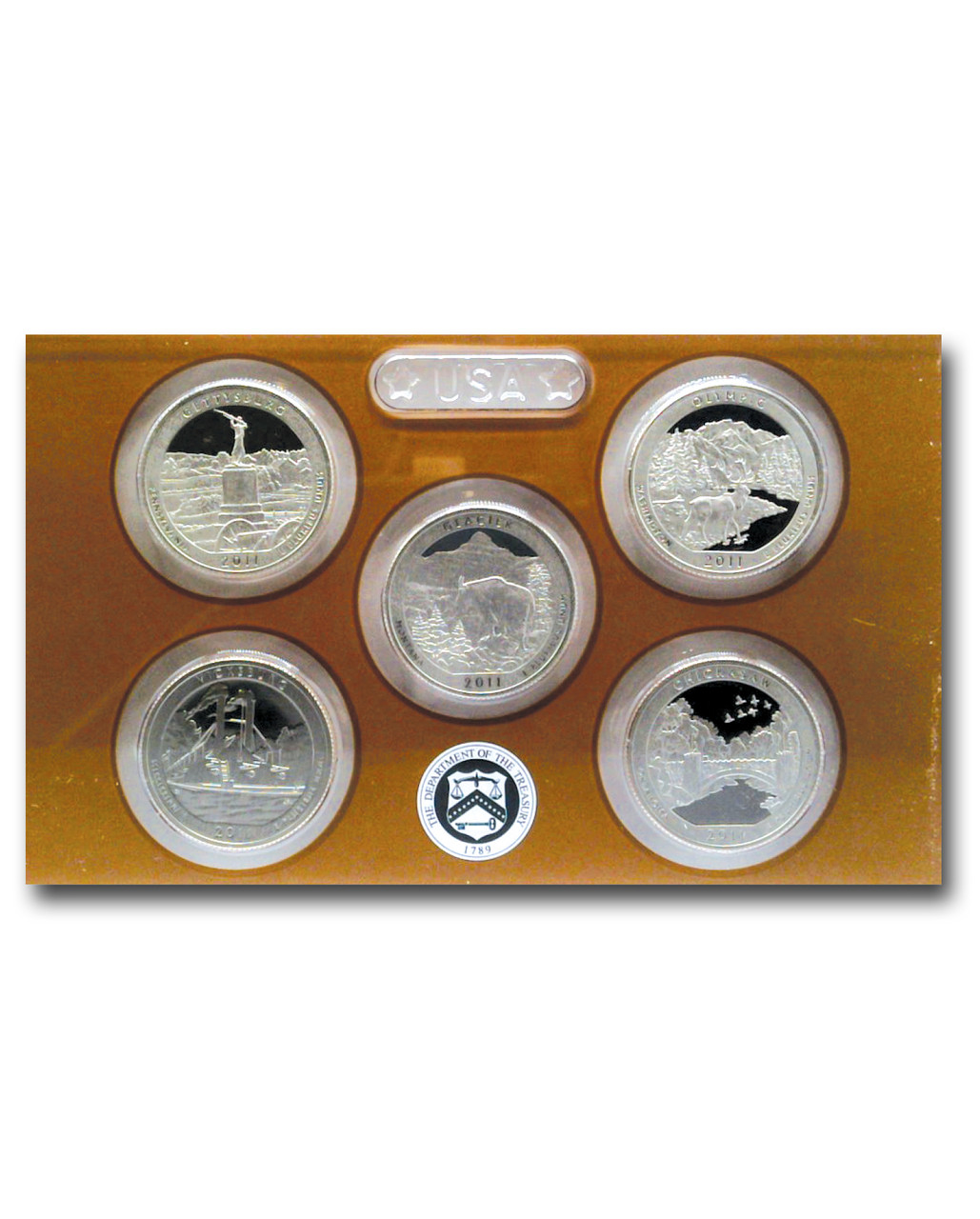 CN2011QP - 2011 United States Mint Quarter Proof Set, San Francisco Mint Mark