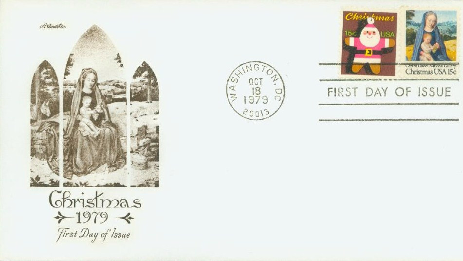 1799-1800 - 1979 15c Christmas, First Day Cover - Mystic Stamp Company