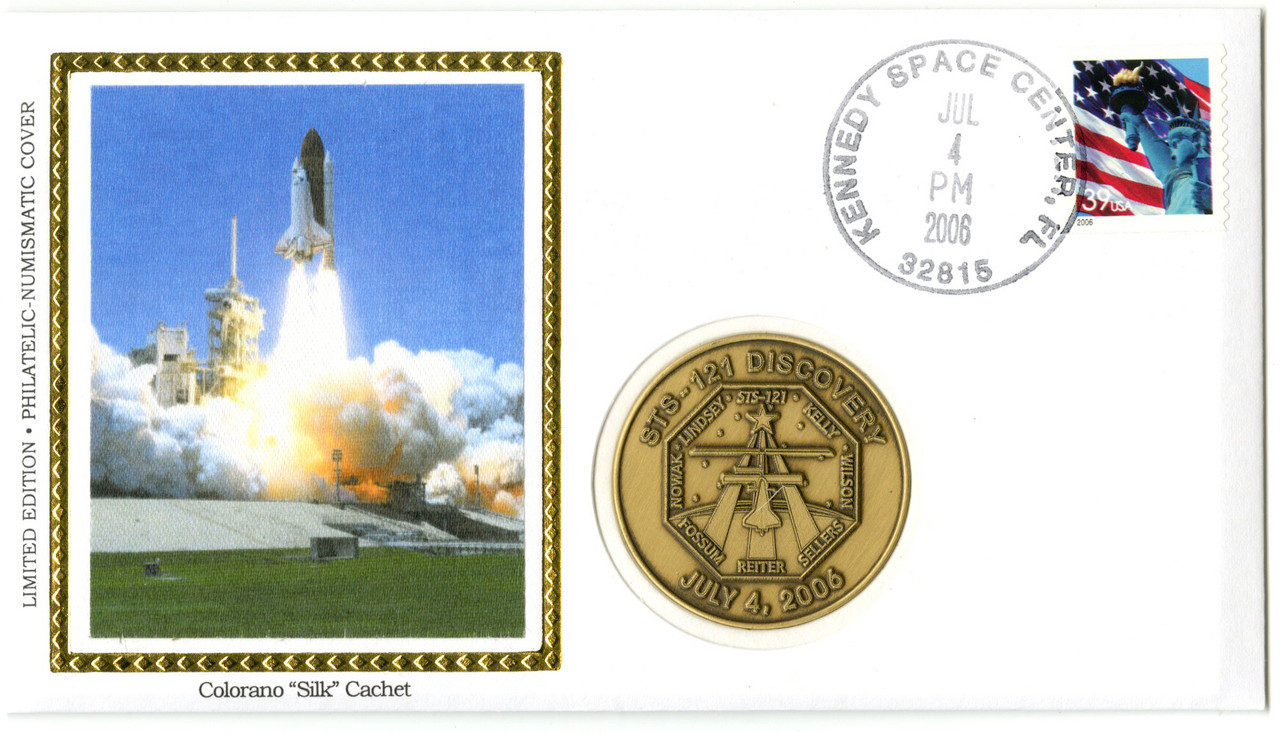 STS121M - STS-121 Medallic Cover