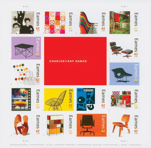 【未開封レア】eames イームズ生誕100周年記念切手 米国郵便局 2008年 4333 - 2008 42c Charles & Ray Eames - Mystic Stamp Company
