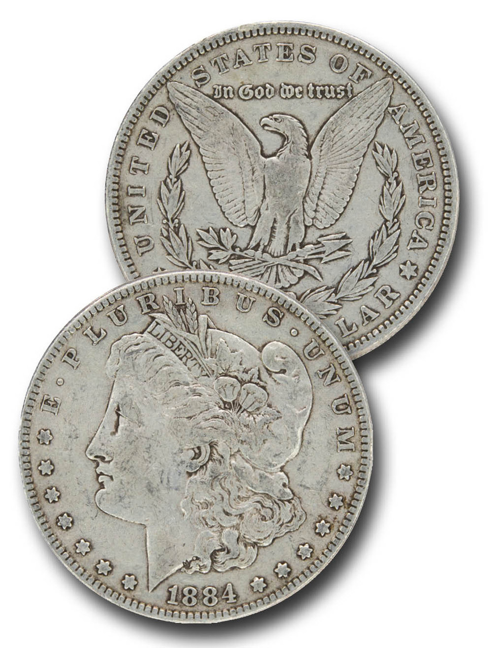 CW-884 - 1884 Morgan Silver Dollar - Mystic Stamp Company