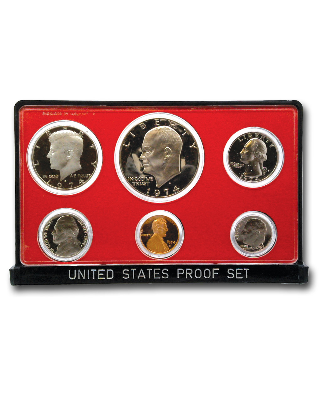 コレクション AMERICA COIN TYPE SET NO.4074 CN1974P - 1974 United States Mint Proof Set, San Francisco