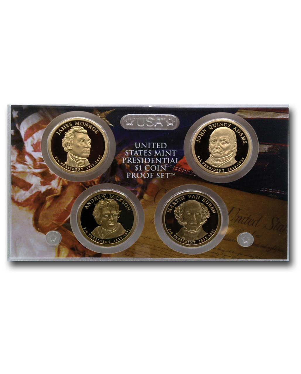 CN2008DP - 2008 United States Mint Presidential Dollar Proof Set, San Francisco Mint Mark