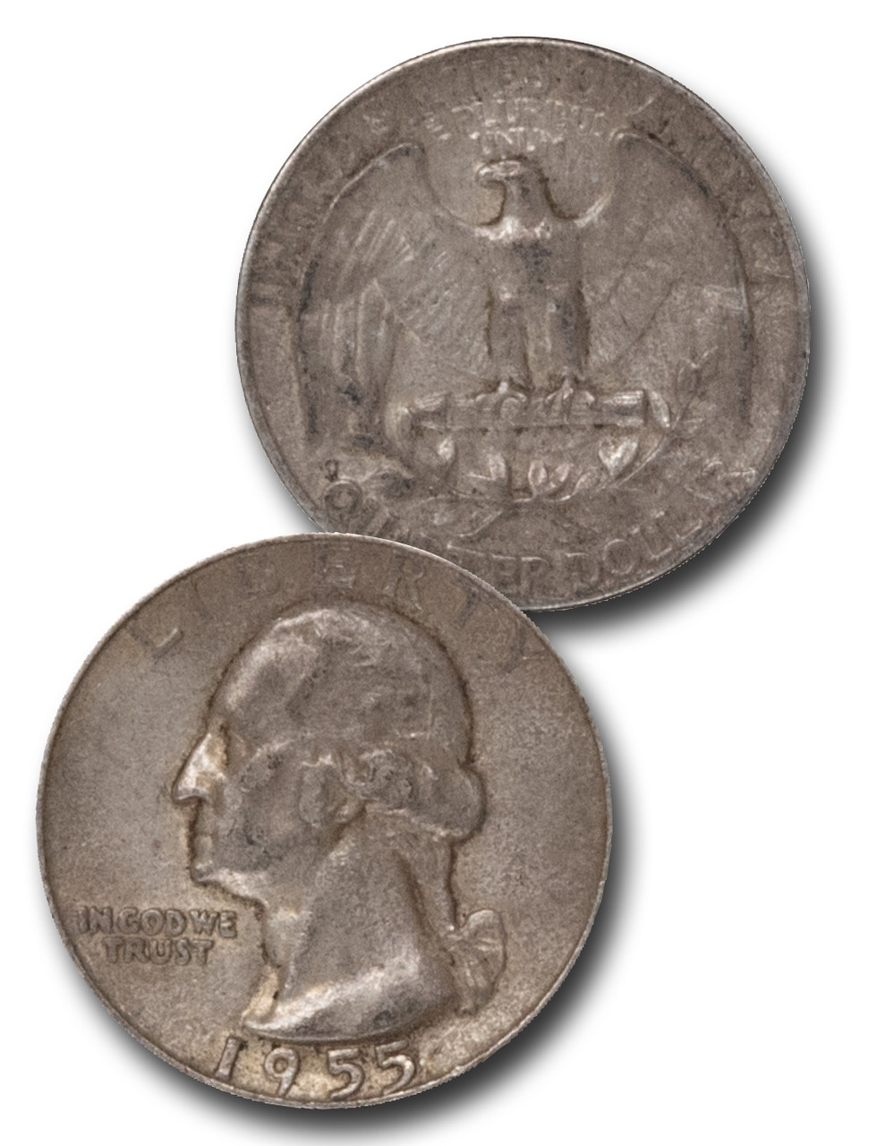 CQ-955 - 1955 George Washington Silver Quarter