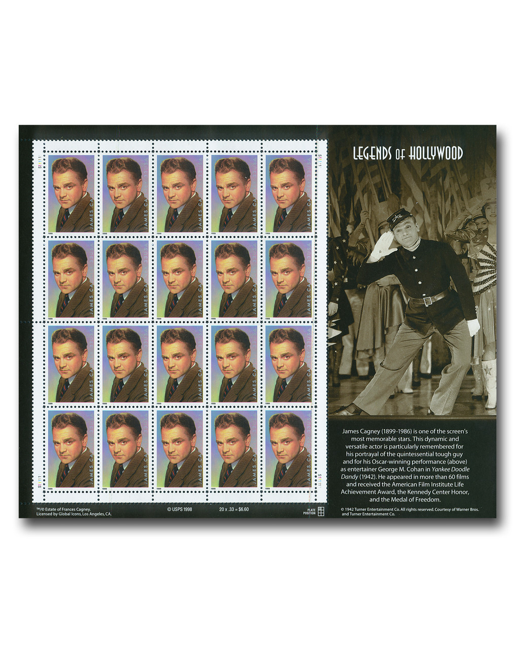 2841//3329 - 1994-99 U.S. Miniature Sheets, Collection of 19 Sheets