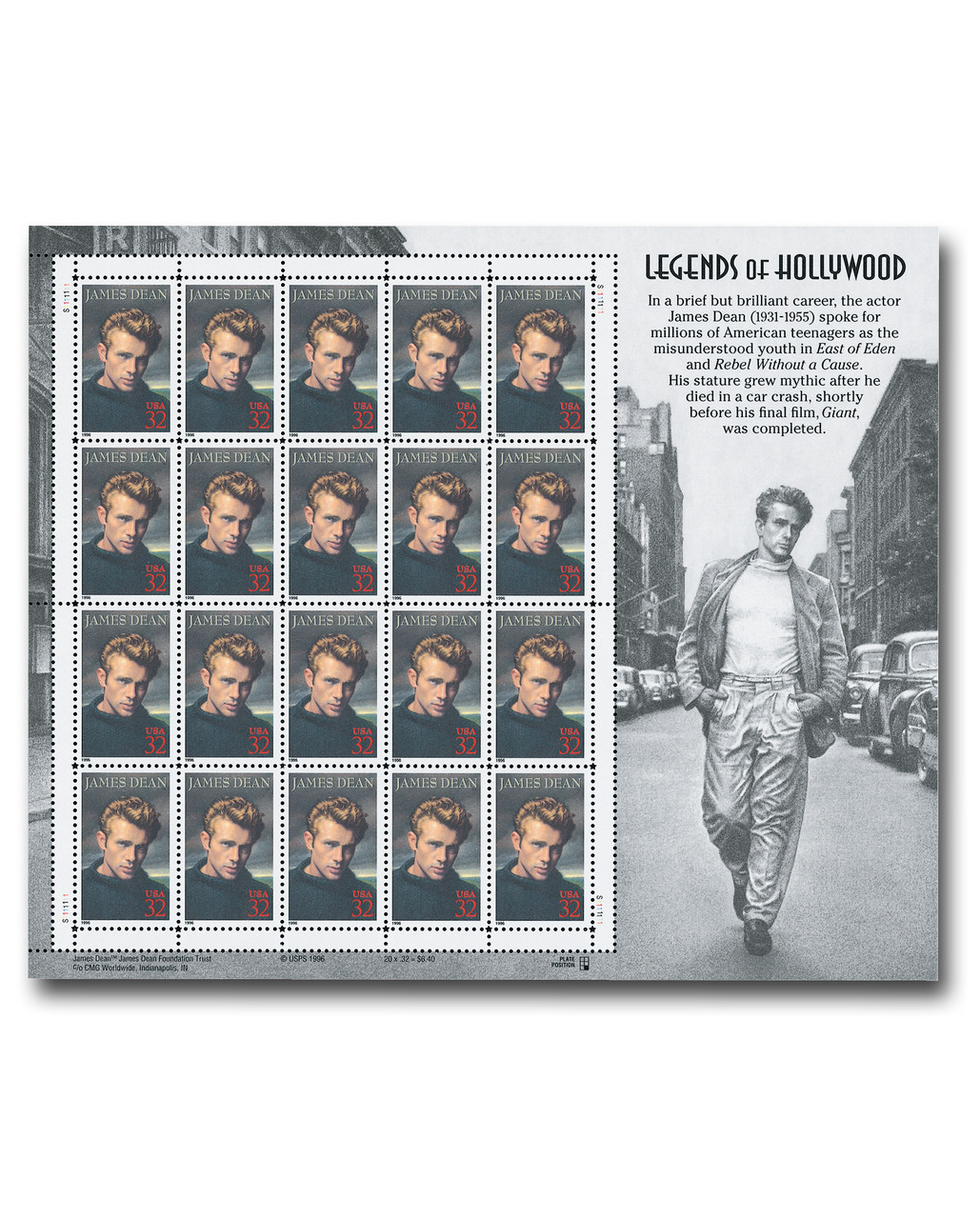 2841//3329 - 1994-99 U.S. Miniature Sheets, Collection of 19 Sheets