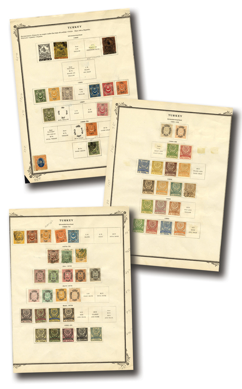 WW735 - 1863-98 Turkey Collection
