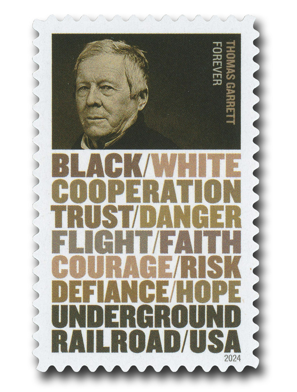 5835 - 2024 First-Class Forever Stamp - Thomas Garrett, Underground Railroad