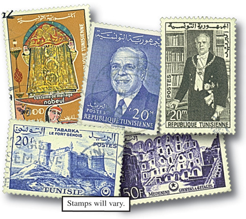 MP1949 - Tunisia, 1000 Different Stamps