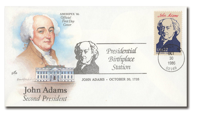 AC531 - Special Event Cover Commemorating John Adam's Birthday (#2216b)