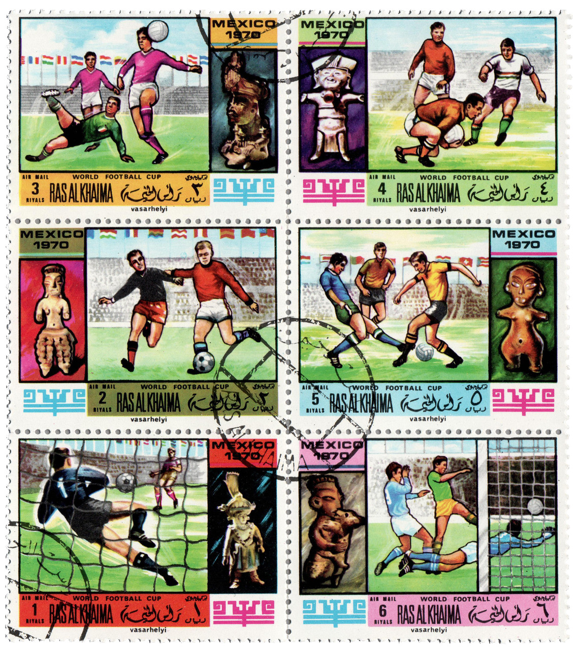 C57 - 1970 Ras Al Khaima - 1970 World Cup, Mexico, Complete