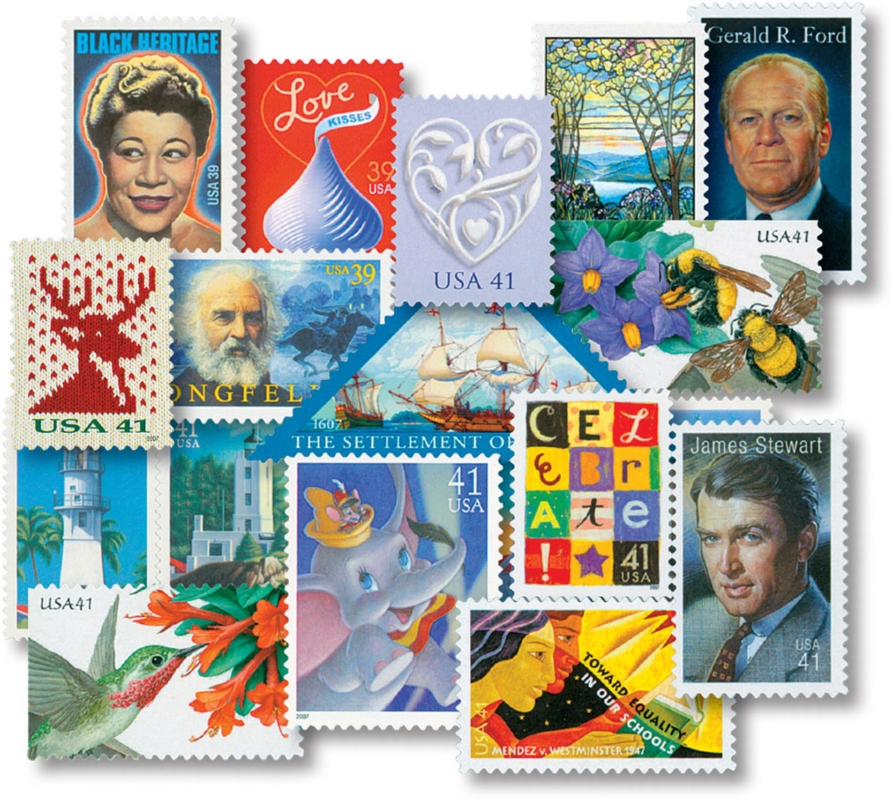 YS2007 - 2007 Commemorative Stamp Year Set - Mystic Stamp