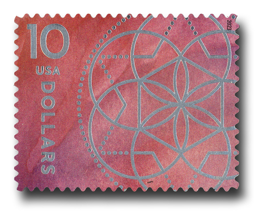 5755 - 2023 $10 Floral Geometry
