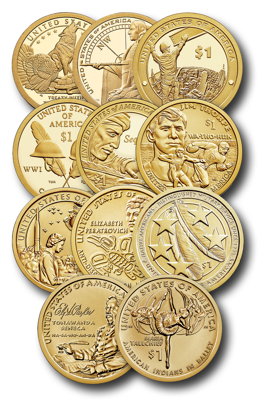 MCN046 - 2013-2023 Native American $1 Coins