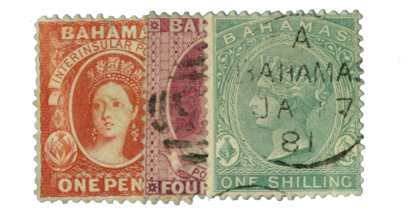 16//19 - 1863-81 Bahamas