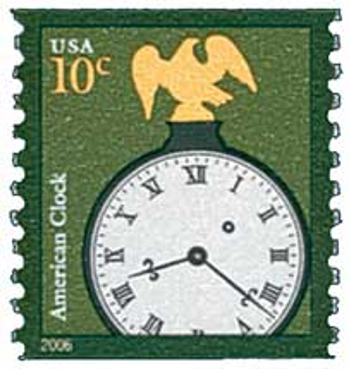 3762 - 2006 10c American Clock