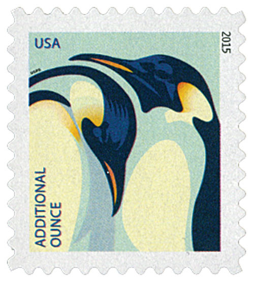 4989 - 2015 22c Penguins - Mystic Stamp Company