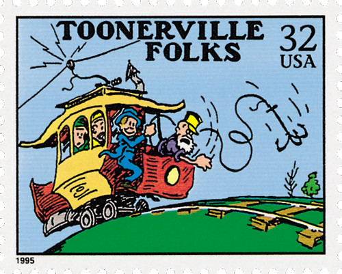3000g - 1995 32c Comic Strip Classics: Toonerville Folks