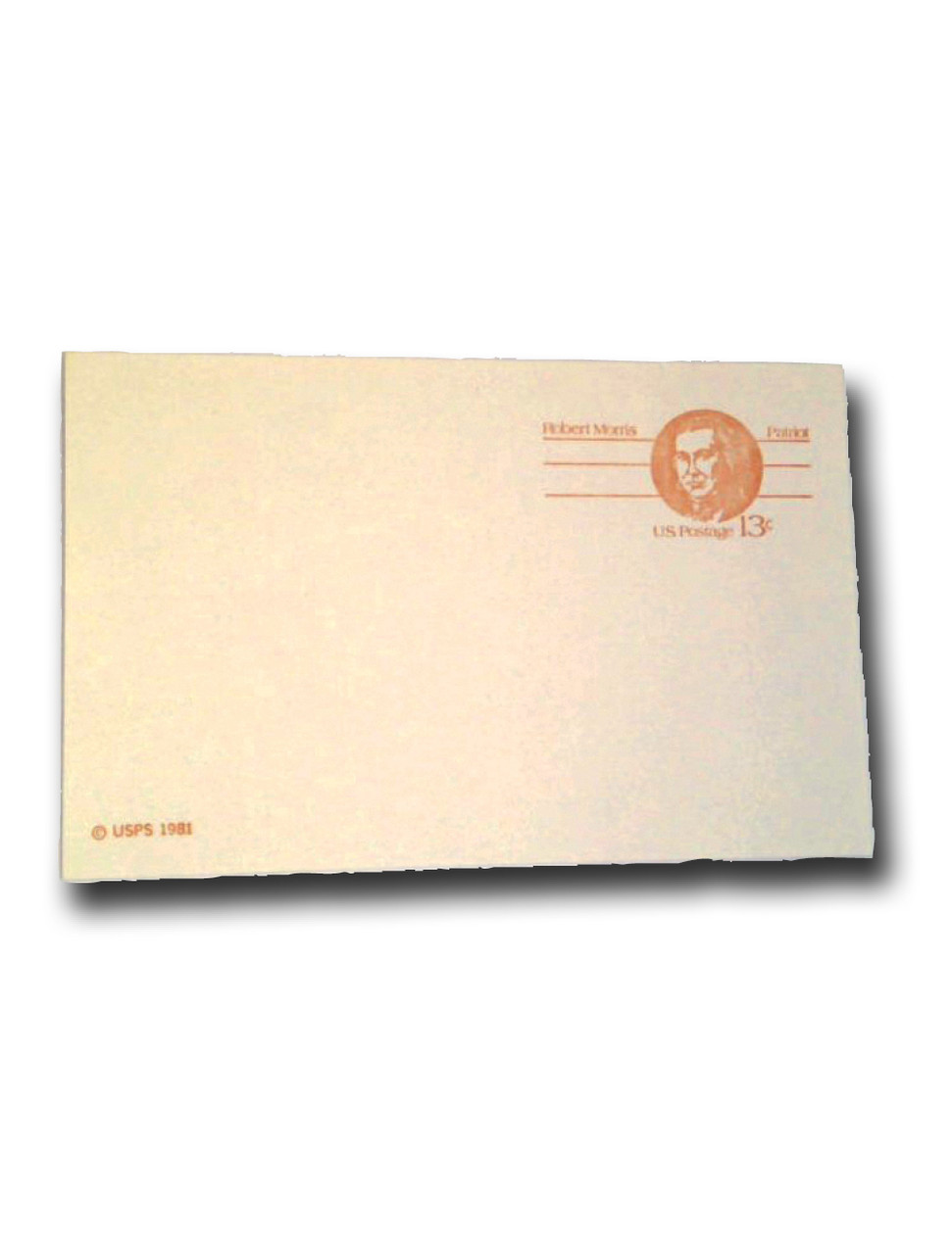 UX93 - 1981 13c Postal Card - Robert Morris