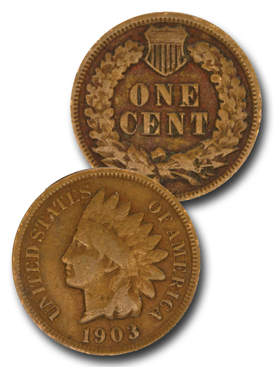 こったん CP-903 - 1903 Indian Head Penny - Mystic Stamp Company