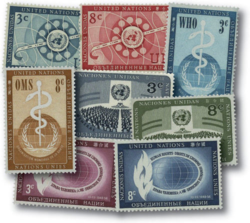 UNYS1956 - 1956 United Nations New York Year Set