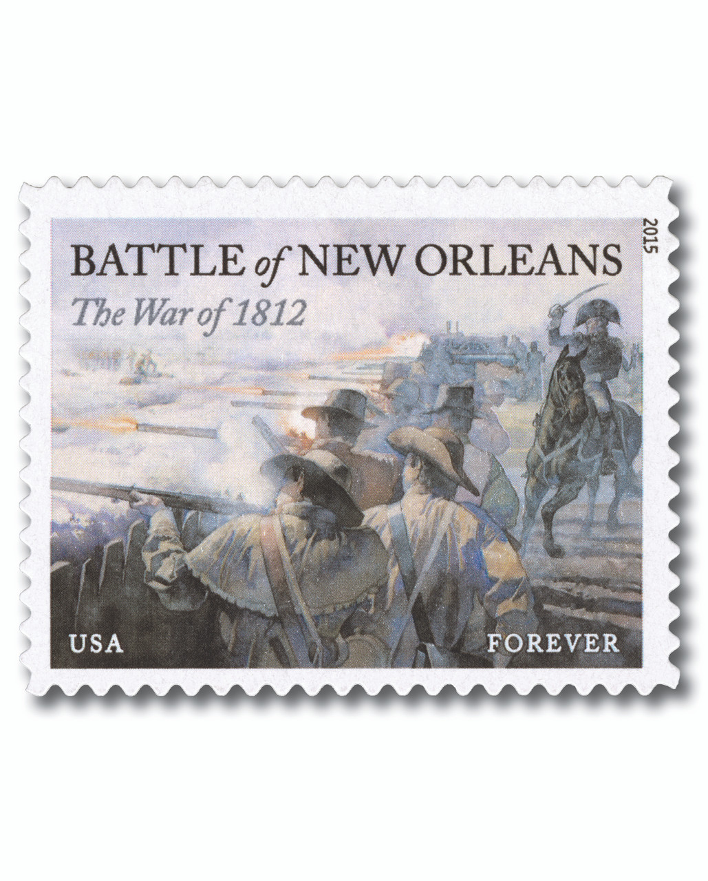 4952 - 2015 First-Class Forever Stamp - The War of 1812: The Battle of New Orleans