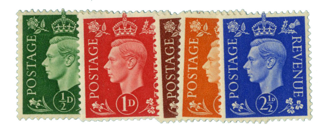 ジョージ様 235-39 - 1937-38 Great Britain, King George VI - Mystic Stamp Company