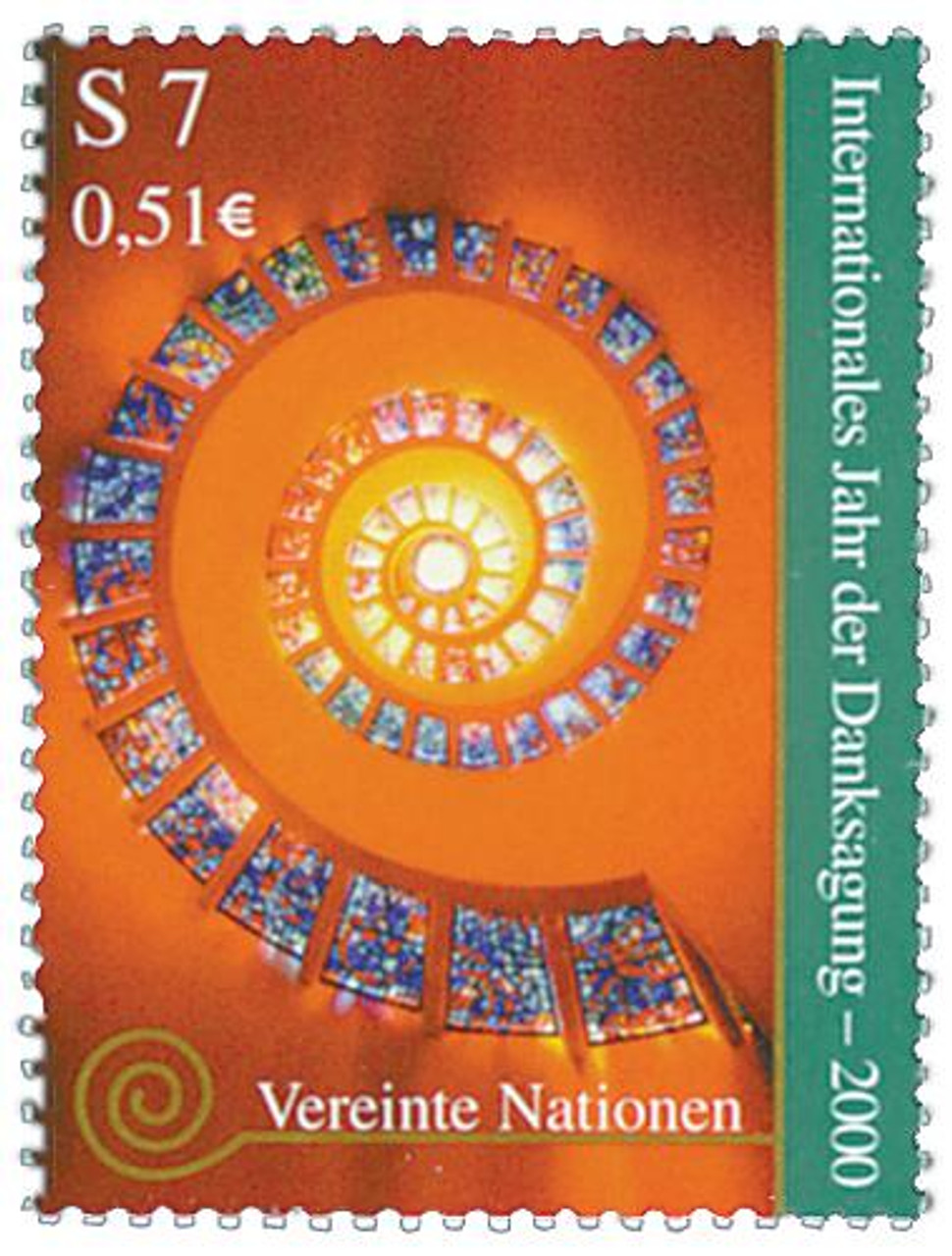 UNV268 - 2000 International Year of Thanksgiving,