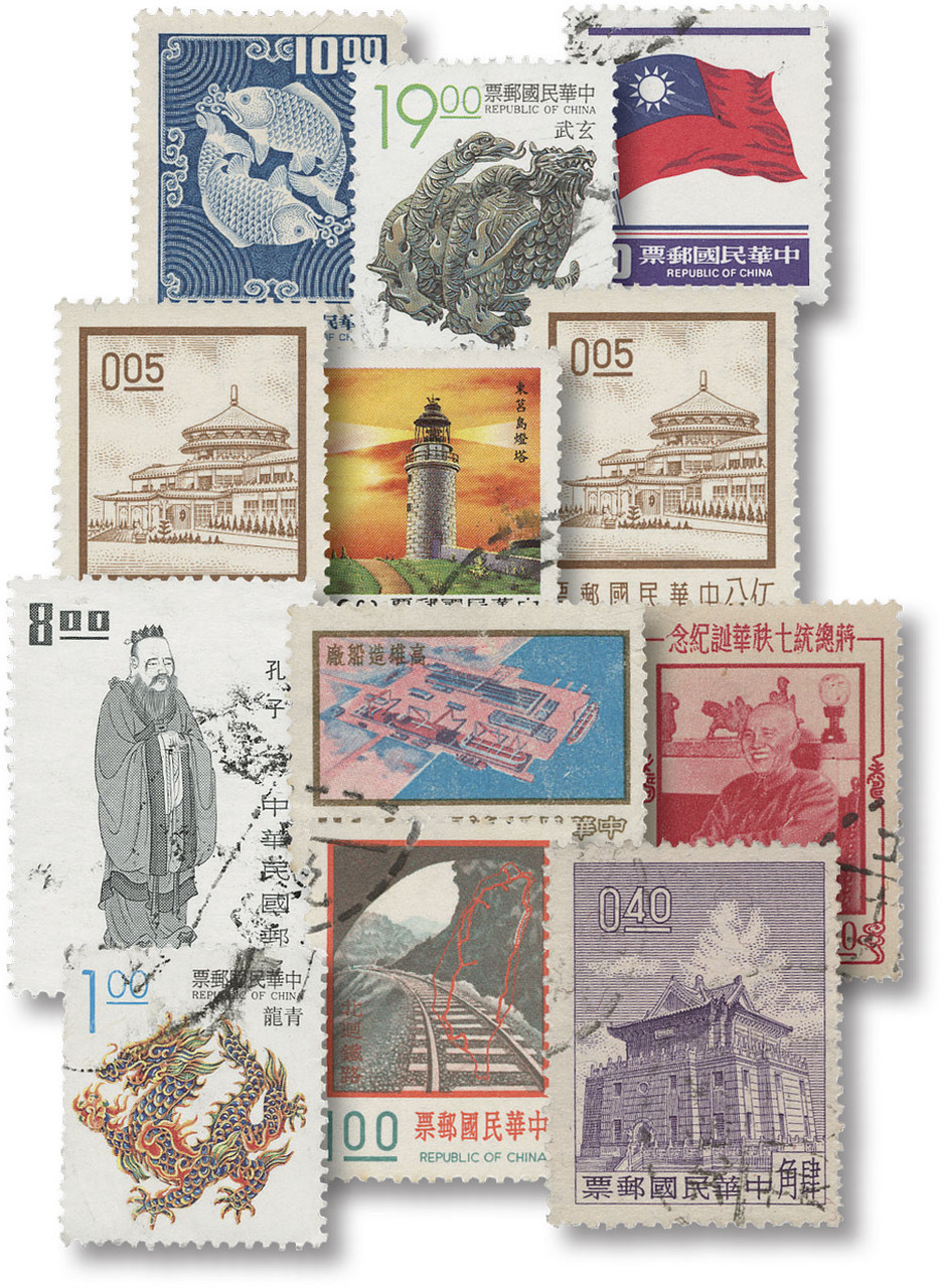 M12313 - Formosa - 85 used stamps