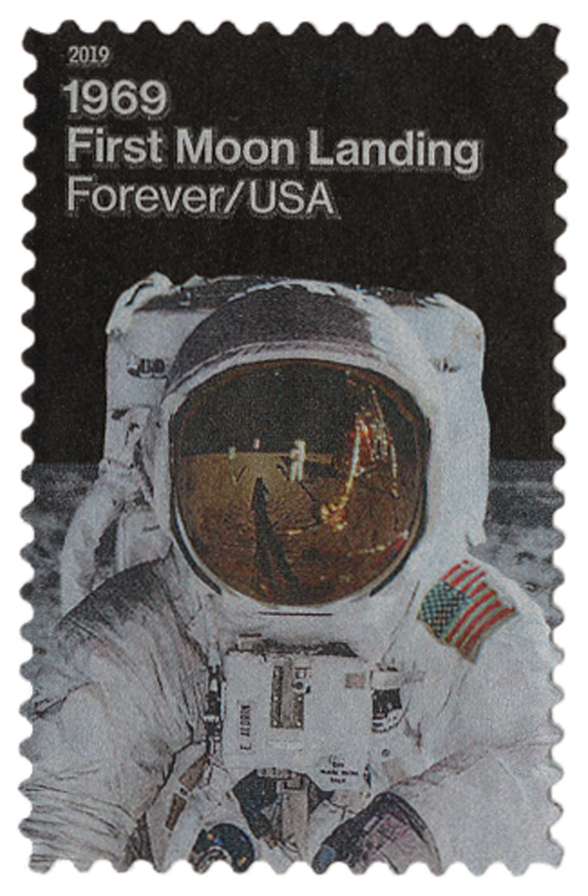 5399 - 2019 First-Class Forever Stamp - First Moon Landing: Buzz