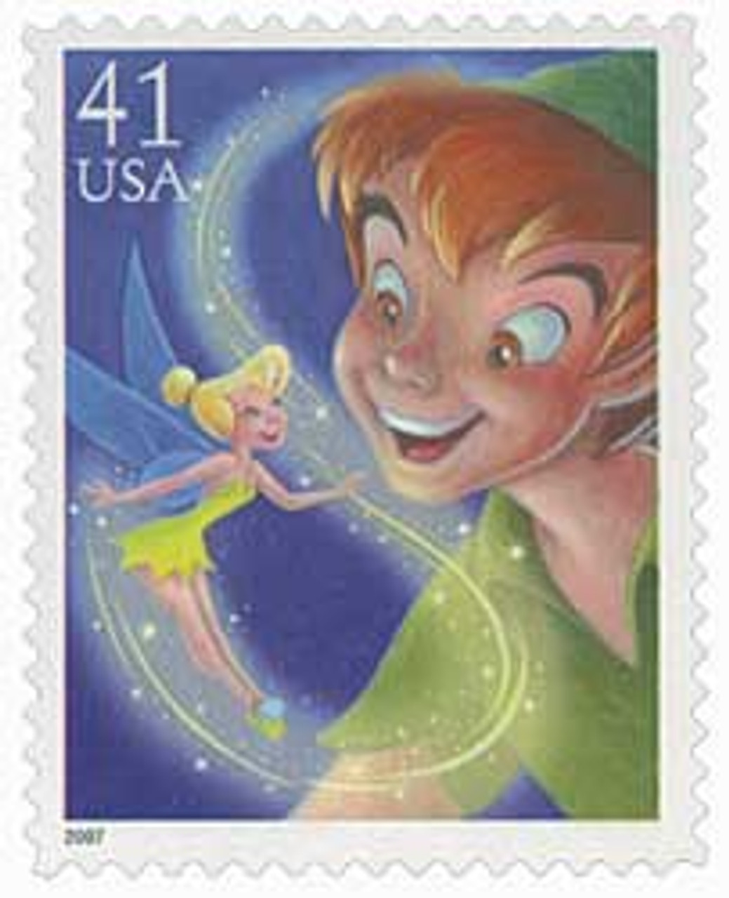 4193 - 2007 41c The Art of Disney, Magic: Peter Pan and Tinker Bell