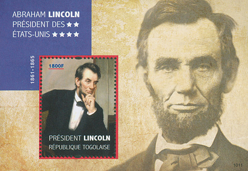 M10801 - 2010 Togo Abe Lincoln s/s Mint