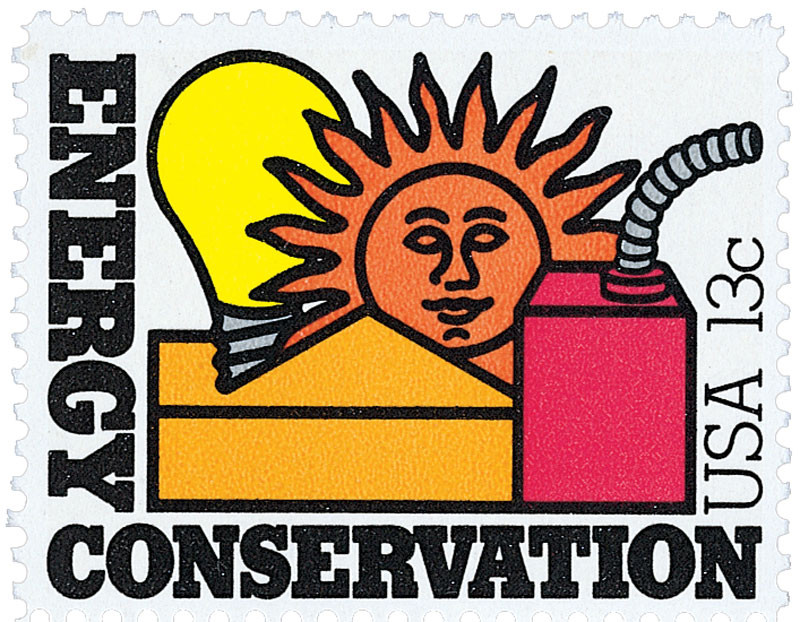 1723 - 1977 13c Nation's Energy: Conservation - Mystic Stamp Company