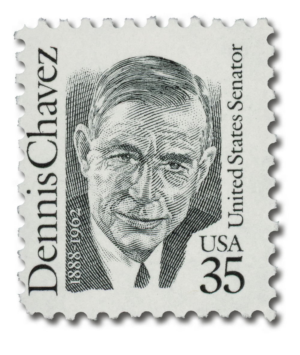 2186 - 1991 35c Great Americans Series: Dennis Chavez - Mystic
