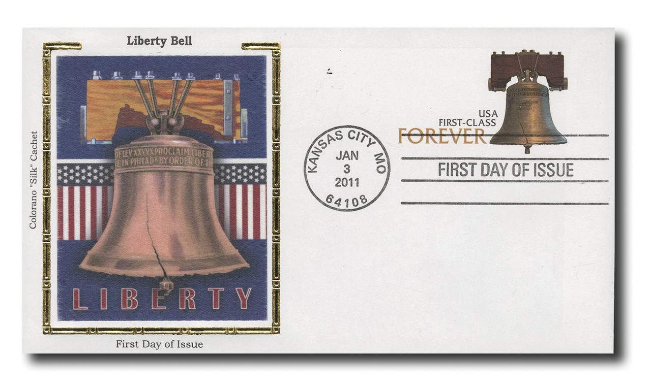 U667c - 2011 Forever Liberty Bell, Stamped Envelope, First Day Cover