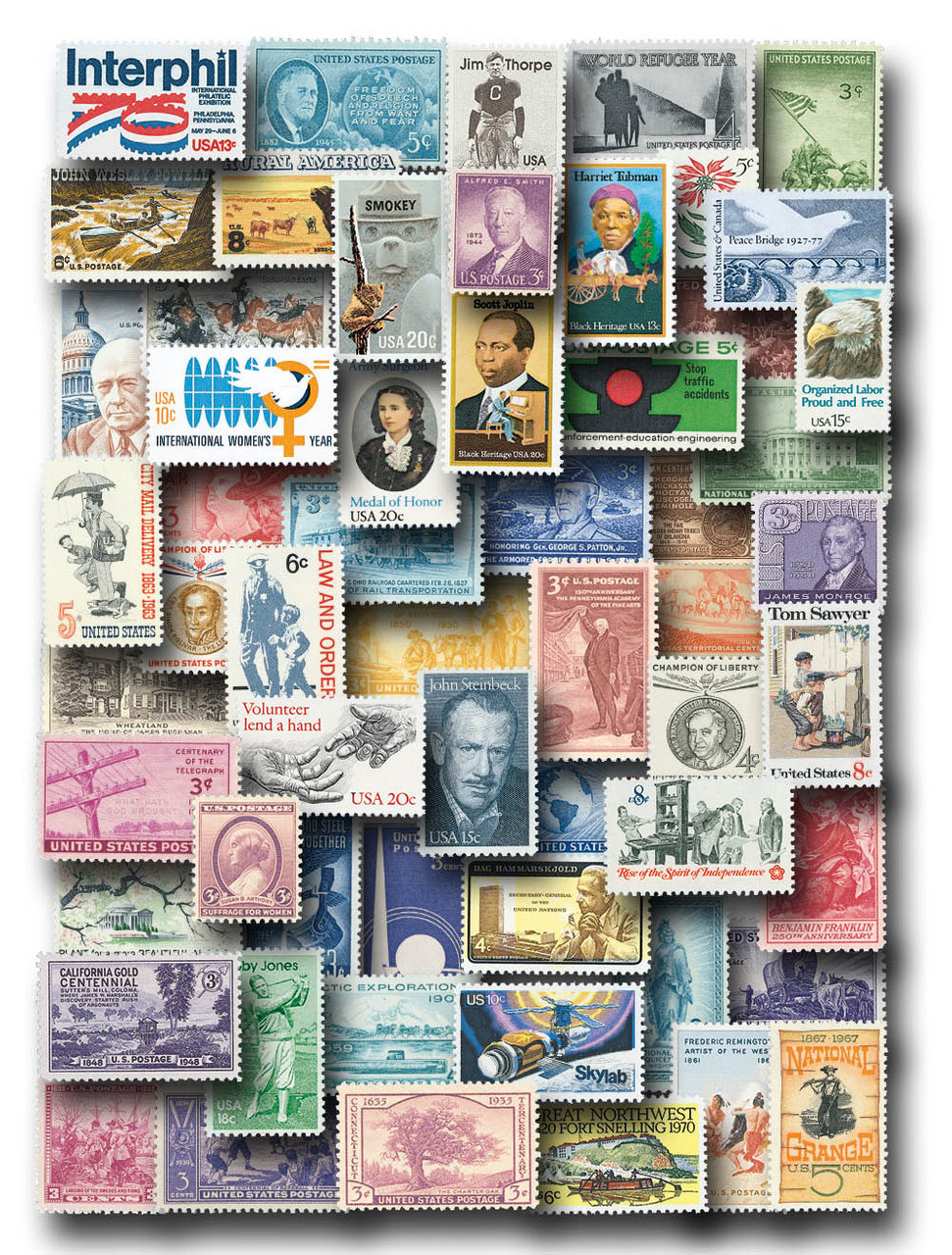 772//2109 - 1935-84 50 Years US Commemorative Issues, Complete